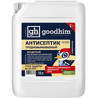 Антисептик трудновымываемый GOODHIM N320 бесцветный 03161 10 л