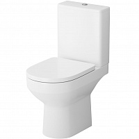 Унитаз-компакт AM.PM Spirit V2.0 FlashClean C708600WH с сиденьем C707858WH с микролифтом белый глянец