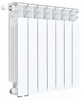 Радиатор биметаллический Base VENTIL BVL500 (7 секций) нижнее левое RIFAR 1RB50.VL-7