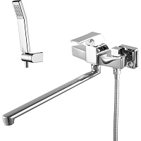 Смеситель Lemark Unit LM4517C для ванны и душа с длинным поворотным изливом хром