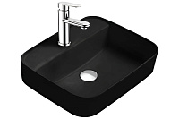Раковина ВЕГА для установки на столешницу 500*395*140 матовый черный Aquatek AQ5506-MB