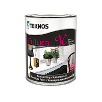 Алкидная краска TEKNOS Futura 90 глянцевая (База PM3) 0.9 л
