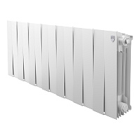 Радиатор биметаллический PianoForte 300мм 14 секций Bianco Traffico Royal Thermo RTPBT30014