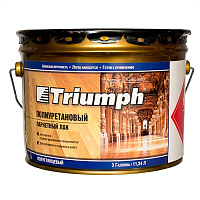 Лак паркетный полиуретановый Triumph Бесцветный глянцевый (0.946л)