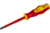 Отвертка диэлектрическая Кобальт FL/PZ-2*100 мм до 1000В Ultra Grip (799-734)