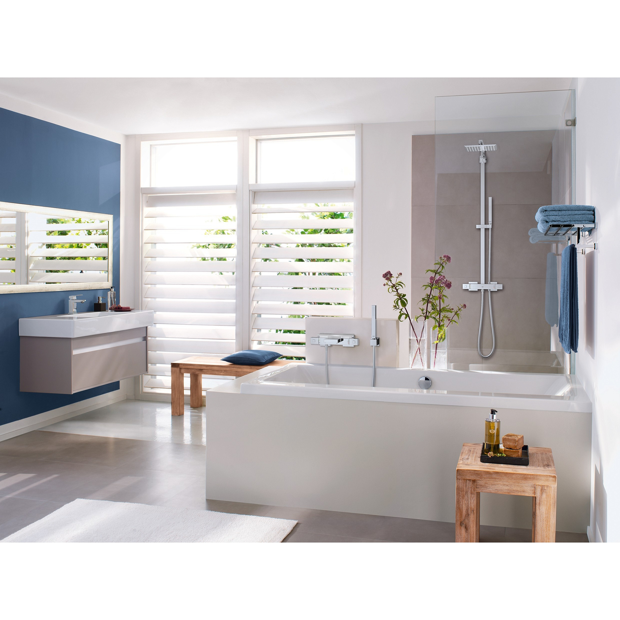 Лейка душевая Euphoria Cube 1 режим цвет хром, GROHE 27699000 доставка Нижний Новгород 7 Лейка душевая Euphoria Cube 1 режим цвет хром, GROHE 27699000 купить 7