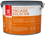 Краска фасадная Tikkurila Facade Silicon база VVA глубокоматовая - 9 л