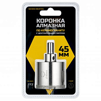 Коронка алмазая по керамограниту Diamond Industrial ф 45 мм (в сборе) мокр рез хв.-3 гр. (DIDCSC045)