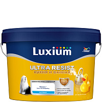 Краска для стен и потолков Ultra Resist Кухня и Ванная матовая белая база BW Luxium 50034773 (2.5л) Краска для стен и потолков Ultra Resist Кухня и Ванная матовая белая база BW Luxium 50034773 (2.5л)