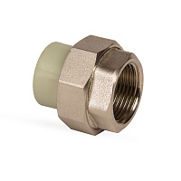 Муфта разъемная PPR 20*3/4" Lammin внутренняя резьба полипропиленовая серая Lm31062020020G Муфта разъемная PPR 20*3/4" Lammin внутренняя резьба полипропиленовая серая Lm31062020020G