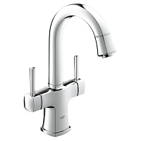 Смеситель Grandera для умывальника с донным клапаном цвет хром, GROHE 21107000