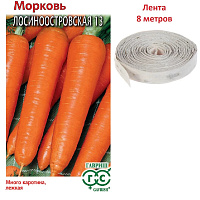 Семена Морковь на ленте Лосиноостровская 13  8м 000358 ГАВРИШ