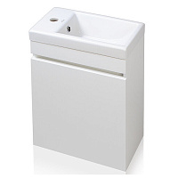 Тумба Compact с умывальником COMO 40, Люкс подвесная белая Style Line СС-00000248