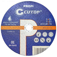 Круг отрезной по металлу,нержавеющей стали Cutop Profi Т41-230*2.0*22.2 проф 39987т