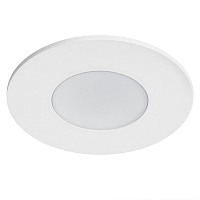 Рамка (светильник) для крепления LED источника света PVC PIANO ROUND LightStar 012806 белый