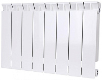 Радиатор биметаллический Stout STYLE 500 RAL 9010  8 секций SRB-0110-050008