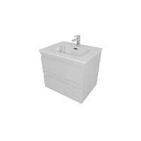 Тумба ВЕГА 60 с раковиной AQ0460-00  серый туман Aquatek AQ77060-LG