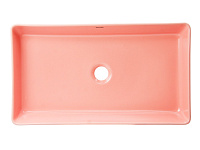Раковина накладная K-M6260-60PIK розовый матовый 610*345*110мм HOLLER 342958