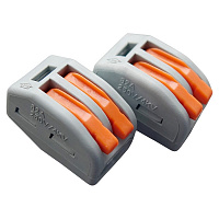 Клемма универсальная монтажная 2-проводная GTER1-02-BL5 5шт General 800404