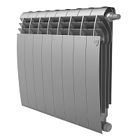 Радиатор биметаллический BiLiner 500мм VR 8 секций Silver Satin Royal Thermo RTBSSVR50008