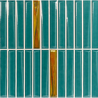 Декор Decor Melody Turquoise Silver 20*20см Monopole