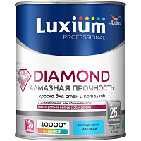 Краска для стен и потолков Professional Diamond матовая белая база BW Luxium 50034519(1л) Краска для стен и потолков Professional Diamond матовая белая база BW Luxium 50034519(1л)