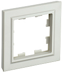 Рамка 1-местная BRITE РУ-1-БрКр BR-M12-K10 IEK 7245875 бежевый