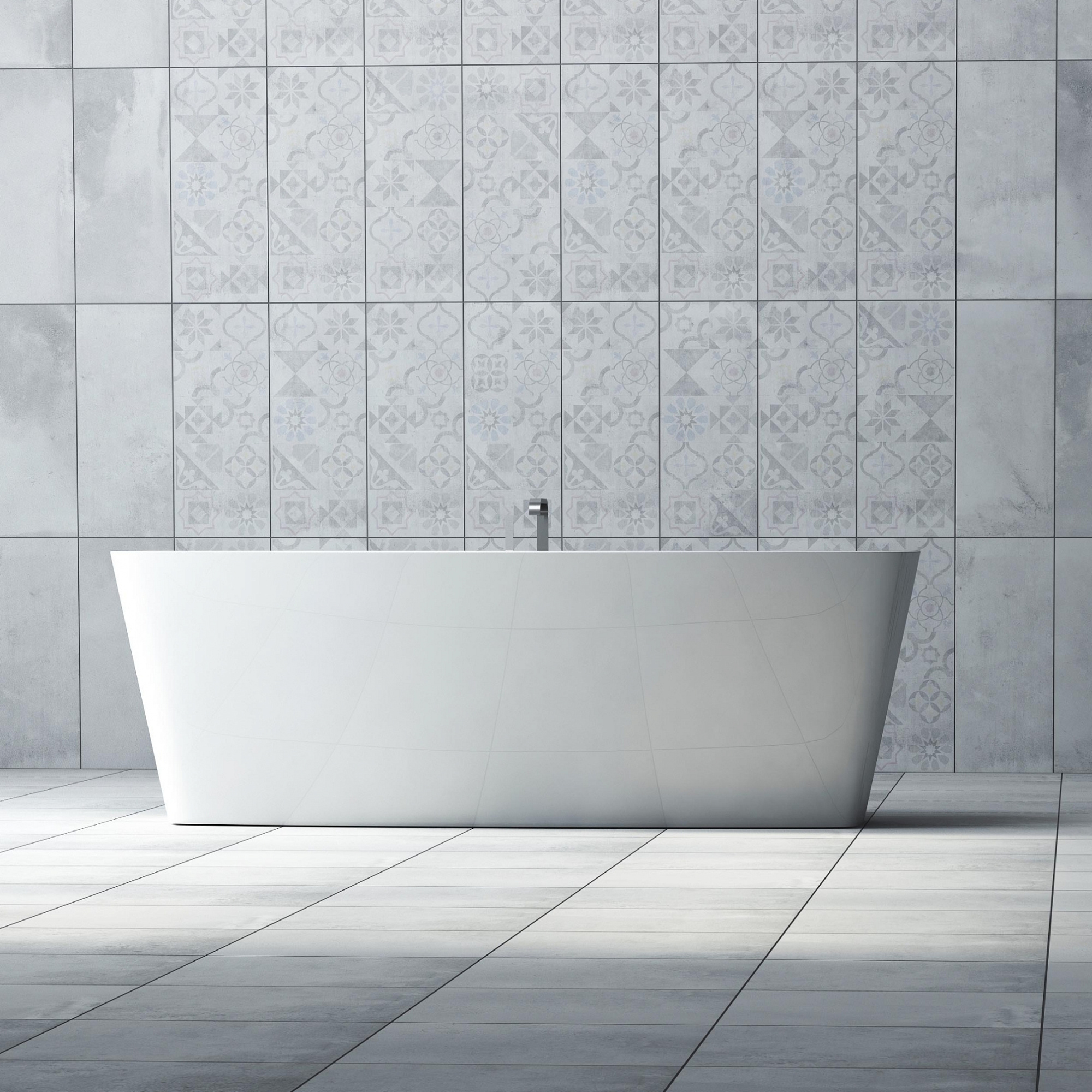 Плитка напольная Cement Fortezza -40 decor 40*40 см, MODUS купить 1