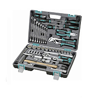 Набор инструментов  CrV 1/2", 1/4" 76предметов STELS 14104