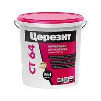 Штукатурка акриловая Ceresit КОРОЕД СТ 64 1.5мм группа А (25кг)