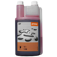 Масло Stihl для 2-х тактного двигателя (присадка) 1л с дозатором минеральное HP (07813198411)