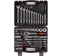 Набор инструмента Steel 76 предмет 1/4",1/2" 