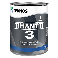 Краска Teknos Timantti 3 белая глубокоматовая (База PM1) 0.9 л