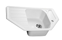 Мойка врезная PRO ANGLE SA-A800 угловая с сифоном 790*490мм иней-321 SANTREK AQUA SA-A800 313797