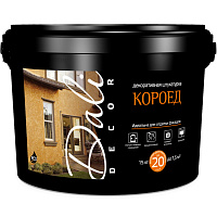 Штукатурка декоративная Dali Decor "Короед" акриловая XL-K 1.5-2мм белая