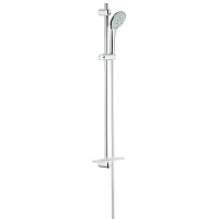 Гарнитур душевой Euphoria 900 мм с лейкой, шлангом и полочкой цвет хром, GROHE 27227001