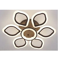 Люстра Schaffner Ruido LED 104W 8840LM 3000K-6000K кофейная 39207-6+1 coffe