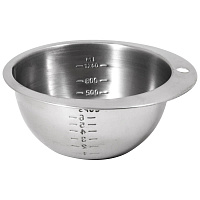 Миска мерная MB-1200 нерж. сталь 0.5мм 1200мл