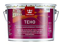 Краска масляная Tikkurila Pika-Teho для дерева Белая полуглянцевая 9 л