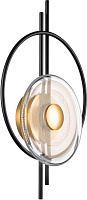 Бра ERICA 5W SMD LED 110LM G черный золото LightStar 609622