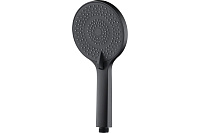 Лейка душевая массажная COMBI 1/2" 3-позиции пластиковая черная ARGO AGD 20.1320 B