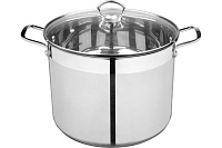 Кастрюля Mallony CULINARIA 105803 с крышкой 12.9л нержавеющая сталь 