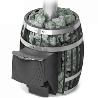 Печь банная САЯНЫ Мини Carbon ДА, дверка антрацит, 4-9м3 TMF 29000