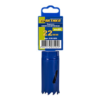 Коронка универсальная 22мм Bi-Metal M42 Р2М10К8 Практика 035-929