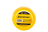 Леска для триммеар (корд триммерный.) Champion Star 2.4мм*12м (звезда) желтая (C5025)