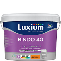 Краска Luxium by Dulux PROF Bindo Expert 40 глубокоматовая база BW Luxium 50034724 (9л)