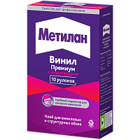 Клей для обоев Metylan Винил Премиум с розовым индикатором - 0.3 кг