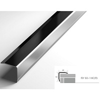 Профиль угловой нержавеющая сталь 60*60*2700мм Лука ПУ 60-1НСП.2700.001