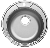 Мойка врезная Фаворит круглая D50см UKINOX FAD500-GT6K 0C
