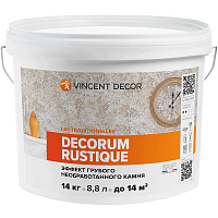 Штукатурка фактурная Vincent Decor Decorum Rustique 14 кг